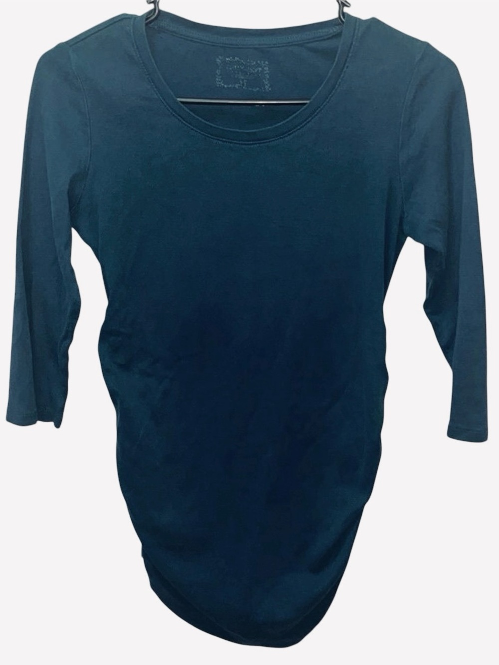 Blue Maternity Half Sleeve Tee